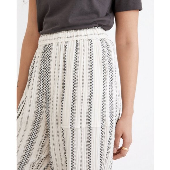 NWT MADEWELL Lightspun Pull-On Balloon Pants in Antique Cream Size L - Picture 2 of 11